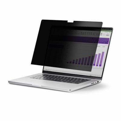 StarTech.com 17 Zoll 16:10 Touch Laptop Sichtschutz, Sichtschutzfolie, Notebook Blickschutzfilter/Blaulichtfilter, Blendschutz, +/- 30° Blickwinkel, Flip-Up