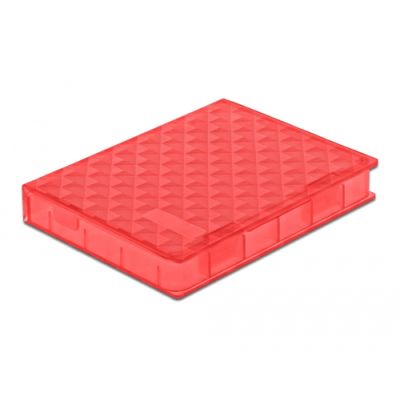 DeLOCK 18370 Speicherlaufwerkhülle Cover Kunststoff Rot