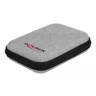 DeLOCK 18422 Speicherlaufwerkhülle Cover Polyester Schwarz, Grau