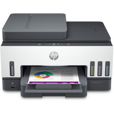 HP Smart Tank 7605 All-in-One, Farbe, Drucker für Home and home office, Drucken, Kopieren, Scannen, Faxen, ADF und Wireless, Automatische Dokumentenzuführung (35 Blatt); Scannen an PDF; Beidseitiger Druck