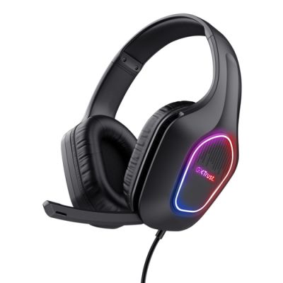 Trust GXT 416 ZIROX Kopfhörer Kabelgebunden Kopfband Gaming USB Typ-A Schwarz
