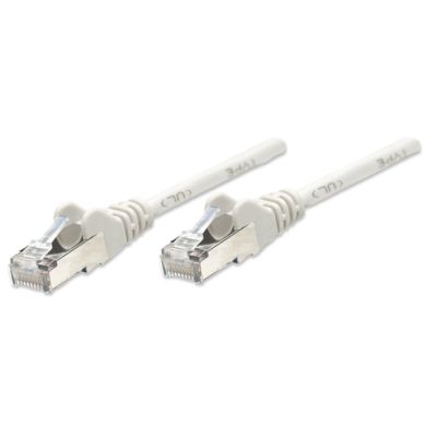Intellinet Netzwerkkabel, Cat5e, SF/UTP, CCA, Cat5e-kompatibel, RJ45-Stecker/RJ45-Stecker, 3,0 m, grau