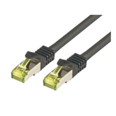 M-Cab CAT7 S-FTP PIMF 25m Netzwerkkabel Schwarz S/FTP (S-STP)