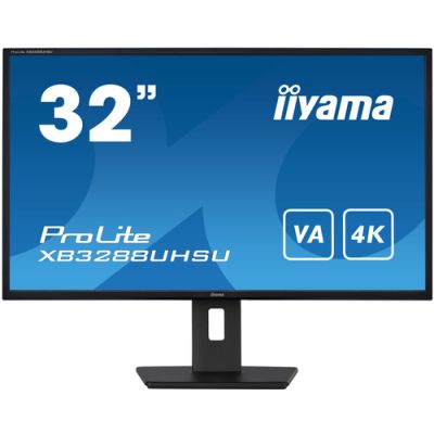 iiyama ProLite XB3288UHSU-B5 Computerbildschirm 80 cm (31.5") 3840 x 2160 Pixel 4K Ultra HD LCD Schwarz