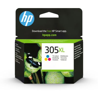 HP 305XL Cyan/Magenta/Gelb Original Druckerpatrone mit hoher Reichweite