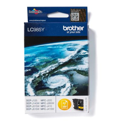 Brother LC985Y Druckerpatrone 1 Stück(e) Original Gelb
