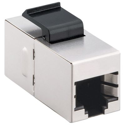 Intellinet Cat5e Inline-Kupplung, Keystone-Modul, FTP, für 19"-Installationen, Cat5e