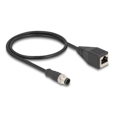 DeLOCK 60621 Netzwerkkabel Schwarz 0,5 m Cat5e S/FTP (S-STP)