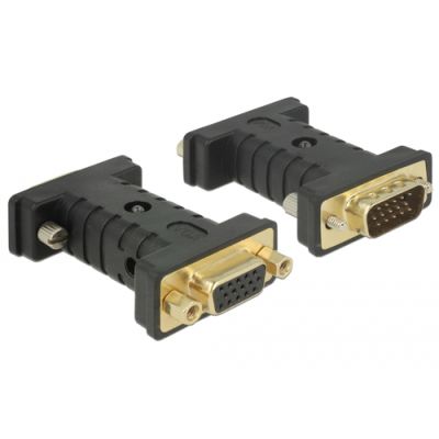 DeLOCK 63326 Videokabel-Adapter VGA (D-Sub) VGA (D-Sub) + USB Schwarz