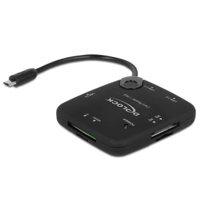 DeLOCK 65529 Kartenleser USB 2.0 Schwarz