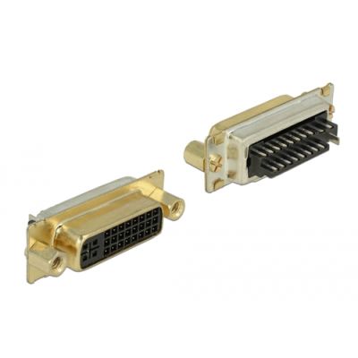 DeLOCK 65884 Drahtverbinder DVI 24+5 Schwarz, Gold
