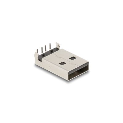 DeLOCK 66757 Drahtverbinder USB 2.0 Type-A 4 pin Silber