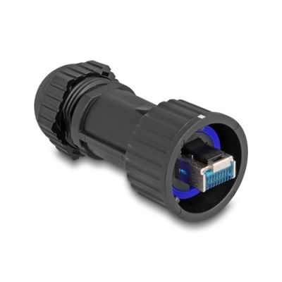 DeLOCK 67049 Drahtverbinder RJ45 Schwarz