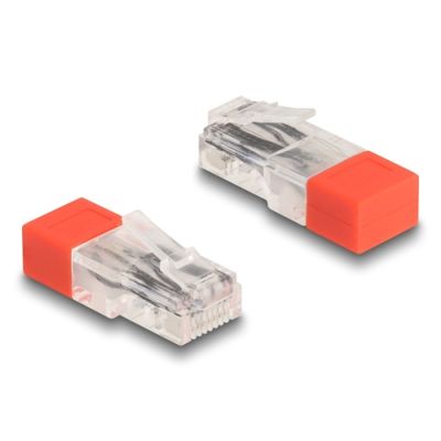 DeLOCK 67186 Drahtverbinder RJ45 Rot