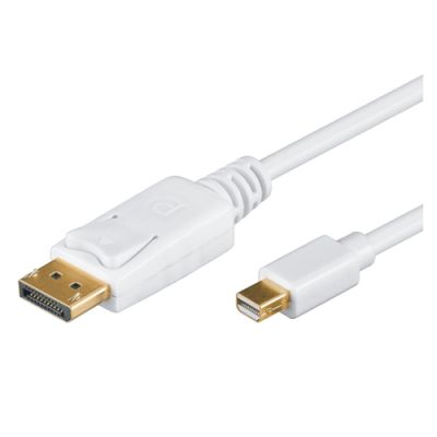 M-Cab DisplayPort mini - DP Anschlusskabel, St/St, 1m, weiß