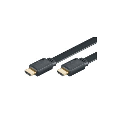 M-Cab HDMI Hi-Speed Flachkabel w/E - 4K/60Hz - 5.0m, schwarz