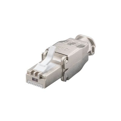 M-Cab Werkzeugfreier RJ45 Stecker STP geschirmt, CAT 6
