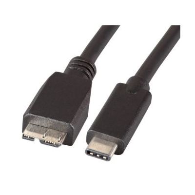 M-Cab 7200526 USB Kabel 1 m USB 3.2 Gen 1 (3.1 Gen 1) Micro-USB B USB C Schwarz