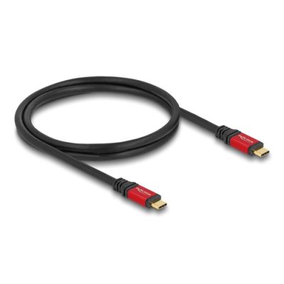 DeLOCK 80050 USB Kabel USB 2.0 1 m USB C Schwarz, Rot