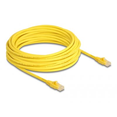 DeLOCK 80105 Netzwerkkabel Gelb 10 m Cat6a U/UTP (UTP)