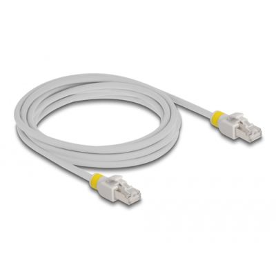 DeLOCK 80120 Netzwerkkabel Grau 3 m Cat6a S/FTP (S-STP)