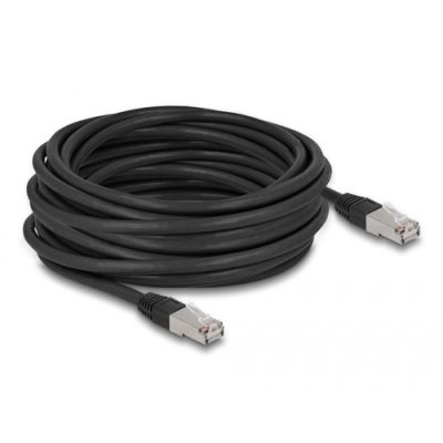DeLOCK 80130 Netzwerkkabel Schwarz 10 m Cat6a S/FTP (S-STP)