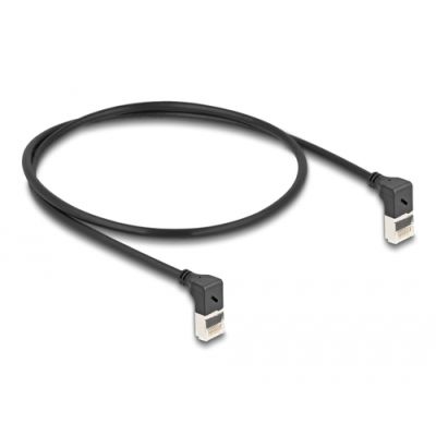 DeLOCK 80280 Netzwerkkabel Schwarz 0,5 m Cat6a S/FTP (S-STP)