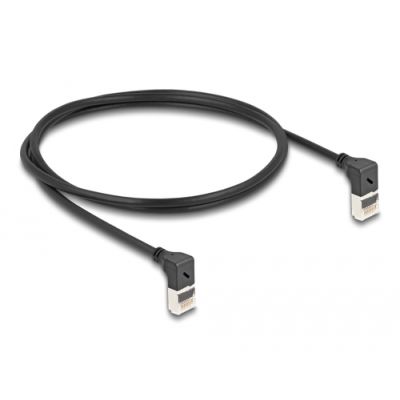 DeLOCK 80281 Netzwerkkabel Schwarz 1 m Cat6a S/FTP (S-STP)