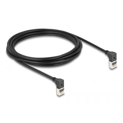 DeLOCK 80283 Netzwerkkabel Schwarz 3 m Cat6a S/FTP (S-STP)
