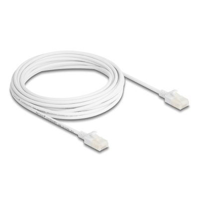 DeLOCK 80362 Netzwerkkabel Weiß 5 m Cat6a U/UTP (UTP)