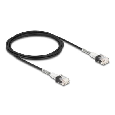 DeLOCK 80390 Netzwerkkabel Schwarz 2 m Cat6a U/UTP (UTP)