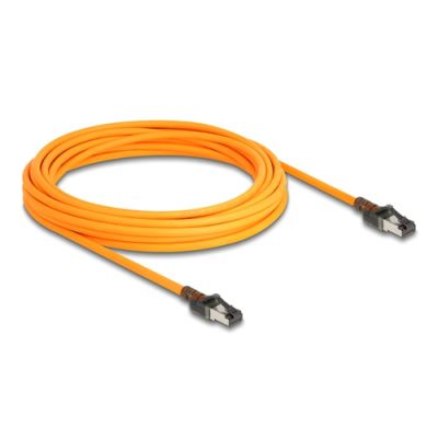 DeLOCK 80415 Netzwerkkabel Orange 7,5 m Cat6a S/FTP (S-STP)