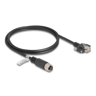 DeLOCK 80423 Netzwerkkabel Schwarz 1 m Cat5e F/UTP (FTP)