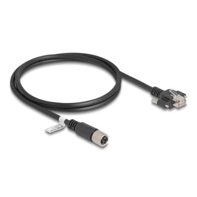 DeLOCK 80456 Netzwerkkabel Schwarz 1 m Cat5e F/UTP (FTP)