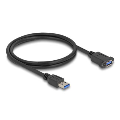 DeLOCK 80486 USB Kabel USB 3.2 Gen 1 (3.1 Gen 1) 1 m USB A Schwarz
