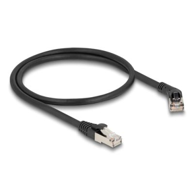 DeLOCK 80488 Netzwerkkabel Schwarz 0,5 m Cat6a S/FTP (S-STP)
