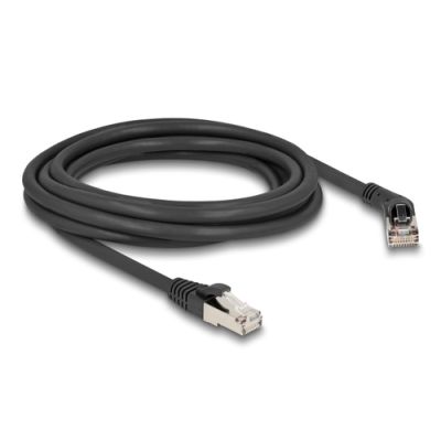 DeLOCK 80498 Netzwerkkabel Schwarz 3 m Cat6a S/FTP (S-STP)