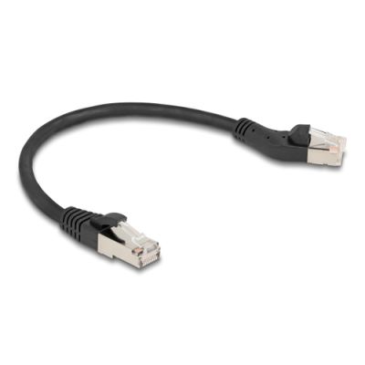 DeLOCK 80582 Netzwerkkabel Schwarz 0,25 m Cat6a S/FTP (S-STP)