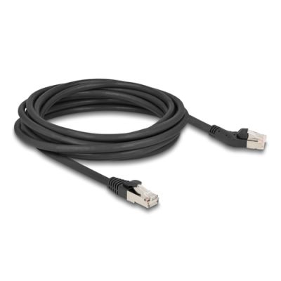DeLOCK 80625 Netzwerkkabel Schwarz 5 m Cat6a S/FTP (S-STP)