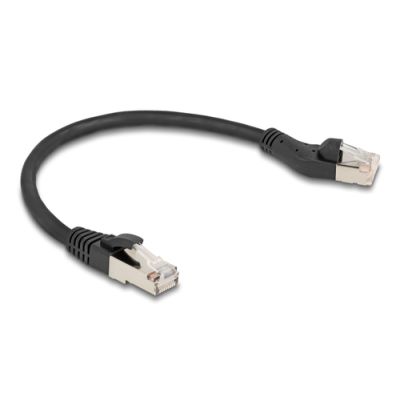 DeLOCK 80734 Netzwerkkabel Schwarz 0,25 m Cat8.1 S/FTP (S-STP)