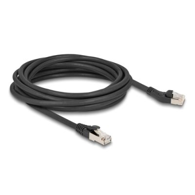DeLOCK 80755 Netzwerkkabel Schwarz 5 m Cat8.1 S/FTP (S-STP)