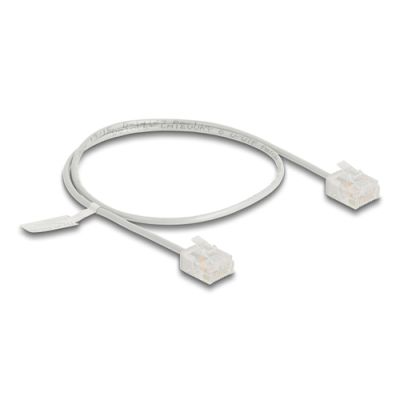 DeLOCK 80757 Netzwerkkabel Grau 0,5 m Cat6 U/UTP (UTP)