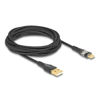 DeLOCK 80762 USB Kabel USB 2.0 3 m USB A USB C Schwarz