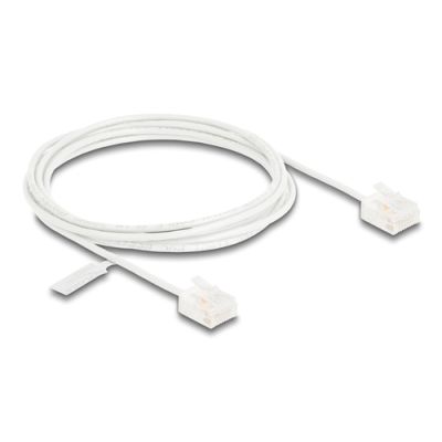 DeLOCK 80775 Netzwerkkabel Weiß 2 m Cat6 U/UTP (UTP)