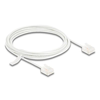 DeLOCK 80776 Netzwerkkabel Weiß 3 m Cat6 U/UTP (UTP)