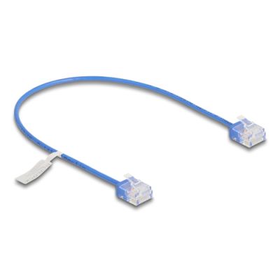 DeLOCK 80778 Netzwerkkabel Blau 0,3 m Cat6 U/UTP (UTP)