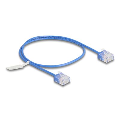 DeLOCK 80779 Netzwerkkabel Blau 0,5 m Cat6 U/UTP (UTP)