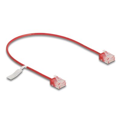 DeLOCK 80800 Netzwerkkabel Rot 0,3 m Cat6 U/UTP (UTP)