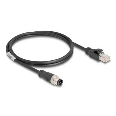 DeLOCK 80809 Netzwerkkabel Schwarz 1 m Cat5e S/FTP (S-STP)