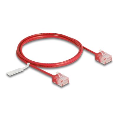 DeLOCK 80812 Netzwerkkabel Rot 1 m Cat6 U/UTP (UTP)